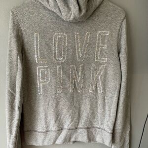 Victoria Secret PINK Bling Hoodie Size Small